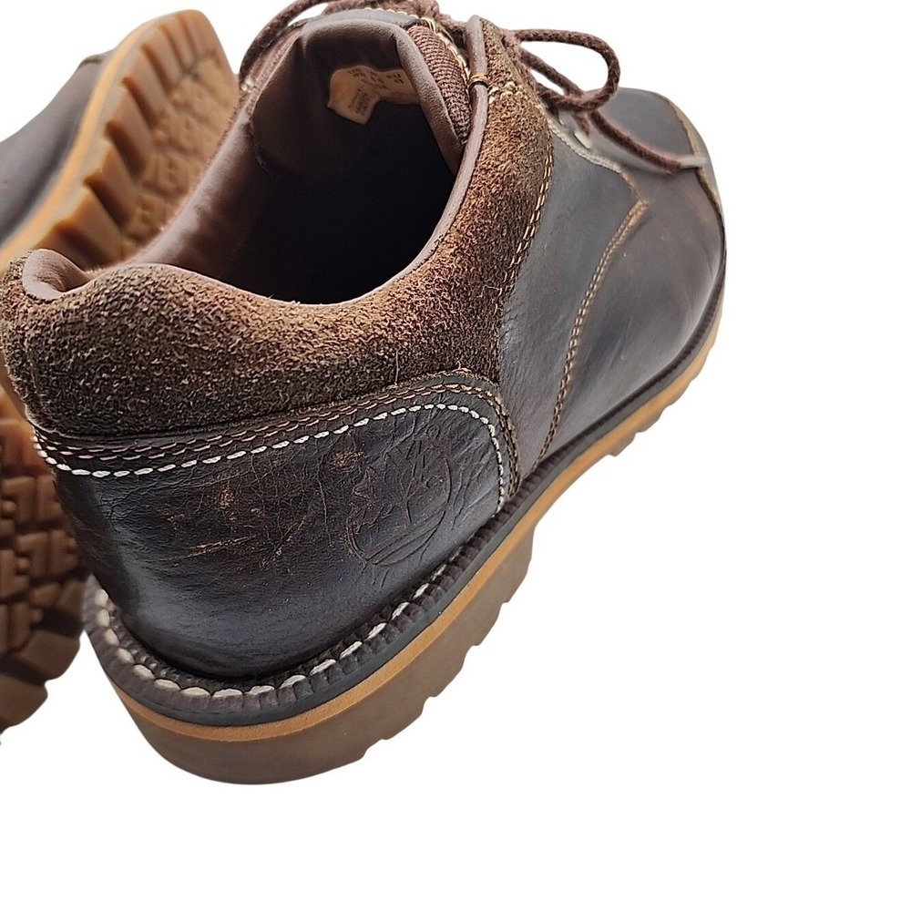 Timberland EarthKeepers Larchmont Oxfords Mens Size 9W Brown Leather - Picture 7 of 10